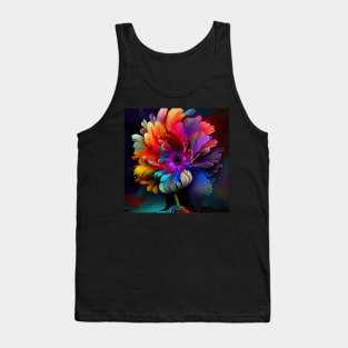 Floral Artwork Designs Tank Top